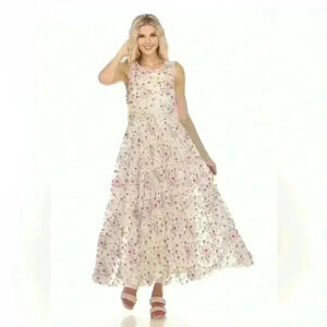 Johnny Was Karina Mesh Dress